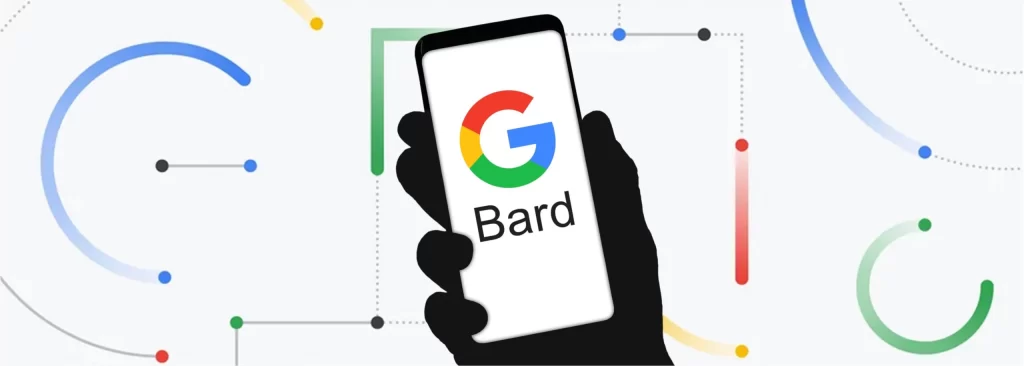 Google Bard on a phone